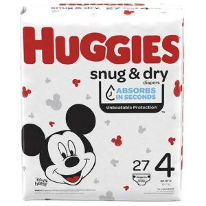 Huggies Snug & Dry Diapers 4 - 27.0 ea