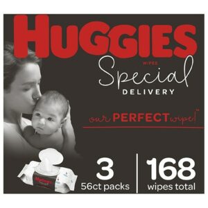 Huggies Special Delivery Hypoallergenic Baby Wipes Unscented Flip-Top Packs - 168.0 ea