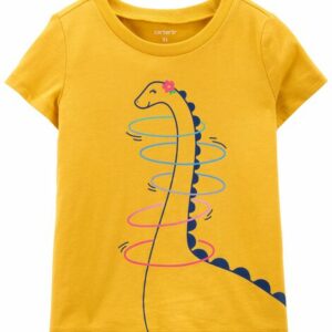 Hula Hoop Dinosaur Jersey Tee