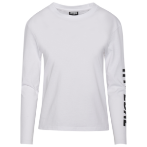 Hypebae Womens Hypebae Long-sleeve T-Shirt - Womens White/Black Size M