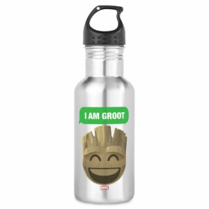 ''I Am Groot'' Text Emoji Water Bottle Customizable Official shopDisney
