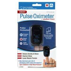ICHOICE Smart Pulse Oximeter with Relaxation Coach - 1.0 ea
