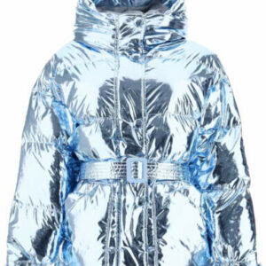 IENKI IENKI MICHLIN BELTED DOWN JACKET XS Blue, Light blue Technical