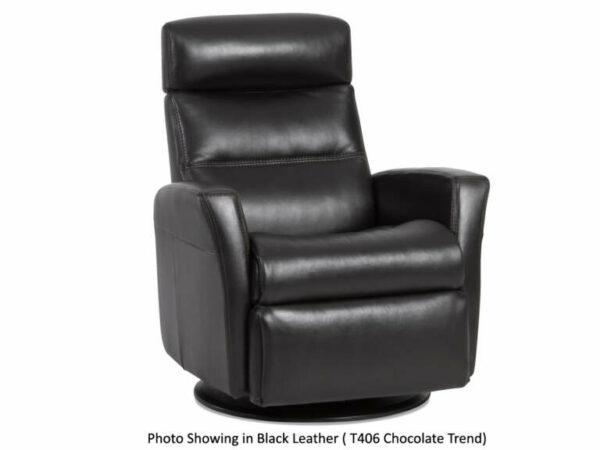 IMG Divani Trend Chocolate Leather Large Power Recliner with Chaise