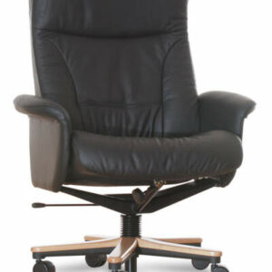 IMG Hampton Prime Black Leather Standard Desk Chair