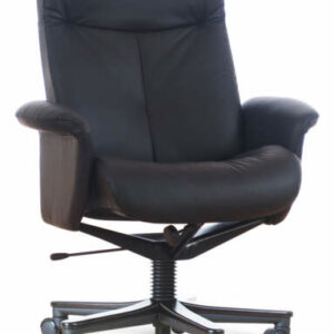 IMG Kingston Prime Black Leather Standard Desk Chair