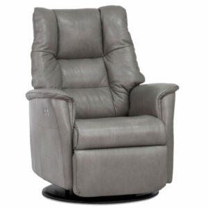 IMG Verona Prime Stone Leather Standard Power Recliner with Chaise