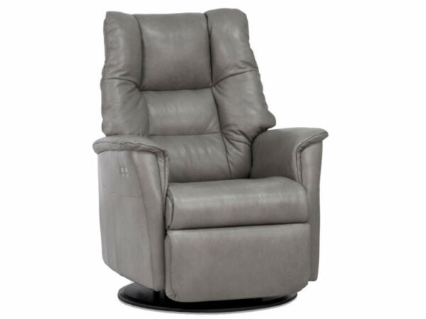 IMG Verona Prime Stone Leather Standard Power Recliner with Chaise