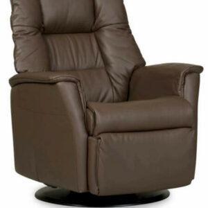 IMG Verona Sauvage Caramel Leather Large Power+ Recliner With Chaise