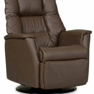 IMG Verona Sauvage Truffle Leather Large Power+ Recliner With Chaise