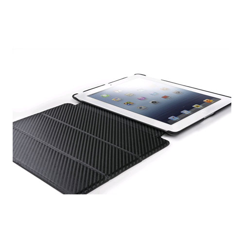 ION Factory - Carbon Cover for Apple iPad (3rd. Gen.) & iPad 2 - Black