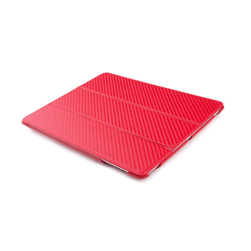 ION Factory - Carbon Cover for Apple iPad (3rd. Gen.) & iPad 2 - Red