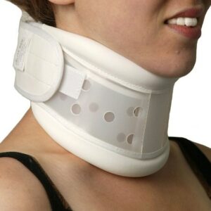 ITA-MED Rigid Plastic Cervical Collar White - 1.0 ea