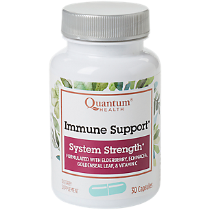 Immune Support with Elderberry, Echinacea, Goldenseal & Vitamin C (30 Capsules)