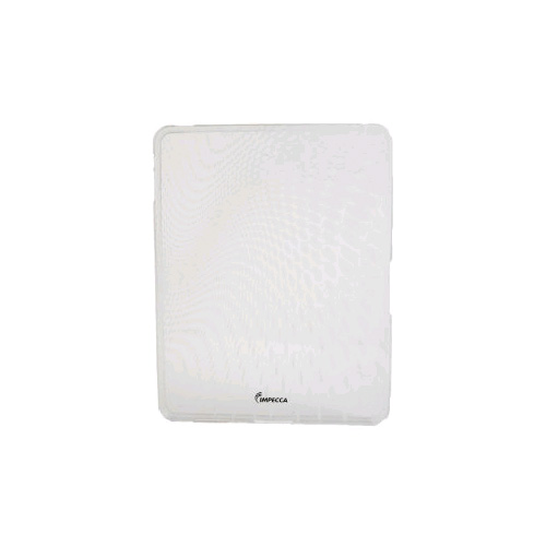 Impecca Wave Pattern Flexible TPU Protective Skin for Apple iPad? - (White) - IPS120W