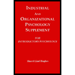 Industrial Organizational Psychology Supplement