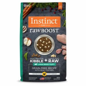 Instinct Raw Boost Large Breed Puppy Grain-Free Recipe with Real Chicken Dry Dog Food with Freeze-Dried Raw Pieces