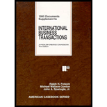 International Business Transactions, 1995 Document Supplement