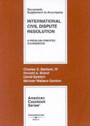 International Civil Dispute Resolution Supplement