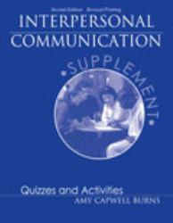 Interpersonal Communication Supplement