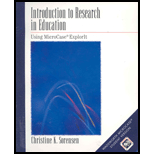 Introduction to Research in Education (Supplement) / With CD-ROM and Disk