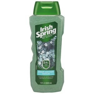 Irish Spring Body Wash Deep Action Scrub - 18.0 oz