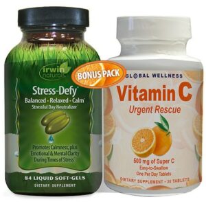 Irwin Naturals Stress-Defy + Vitamin C Bonus Pack - 1.0 ea