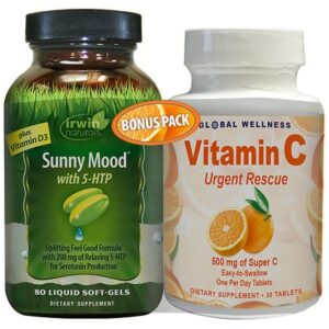 Irwin Naturals Sunny Mood with 5-HTP + Vitamin C Bonus Pack - 1.0 ea