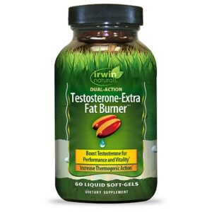 Irwin Naturals Testosterone-Extra Fat Burner Soft-Gels - 60.0 ea