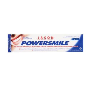 JASON Power Smile All Natural Whitening CoQ10 Tooth Gel - 6.0 oz