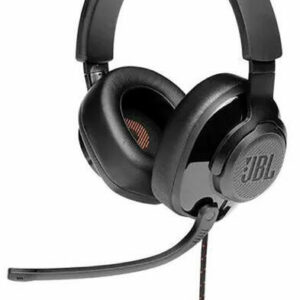 JBL Quantum 200 Black Wired-Over-Ear Gaming Headset W/ Flip-Up Mic