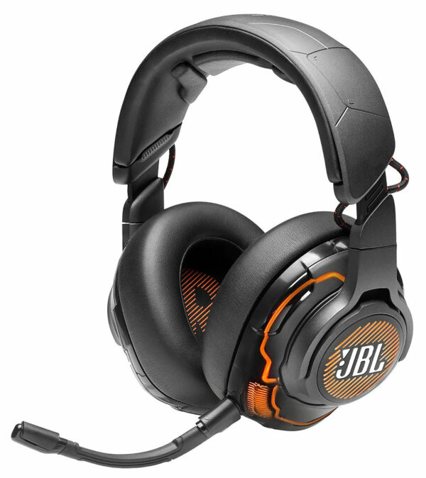 JBL Quantum ONE USB Wired Over-Ear Professional Gaming Headset W/ Head-Tracking Enhanced JBL QuantumSPHERE 360