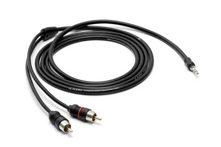 JL Audio 2-Channel Mini To RCA Audio Interconnect Cable