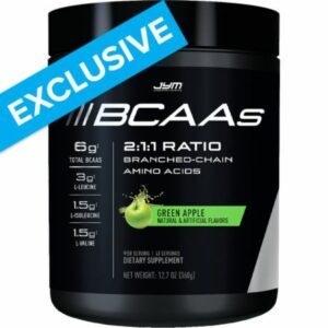 JYM BCAAs Green Apple Candy 40 Servings - Amino Acids & BCAAs JYM Supplement Science