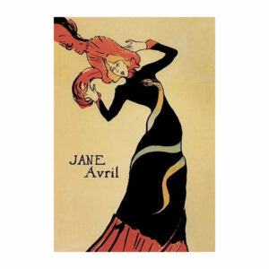 Jane Avril - Gallery Wrapped Canvas Art 12" x 18"