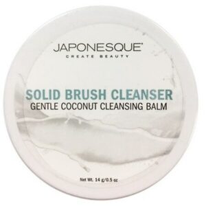 Japonesque Mini Solid Brush Cleanser Coconut - 0.5 oz