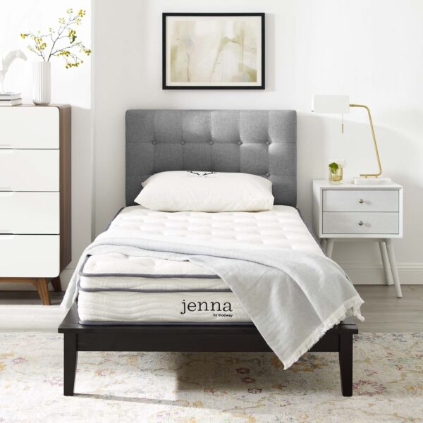 Jenna 8" Full Innerspring Mattress in White