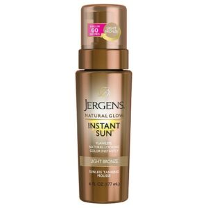 Jergens Natural Glow Instant Sun Sunless Tanning Mousse - 6.0 fl oz