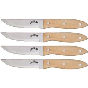 Jim Beam Serrated Steak Knife Set