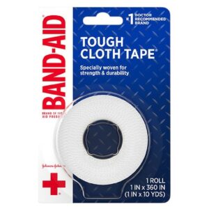 Johnson & Johnson First Aid Medical Tough Cloth Tape 1 Inch x 10 Yards - 1.0 ea