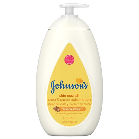 Johnson's Baby Dry Skin Baby Lotion With Shea & Cocoa Butter - 27.1 fl oz