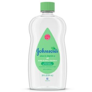 Johnson's Baby Oil With Aloe Vera & Vitamin E Aloe Vera & Vitamin E - 20.0 fl oz