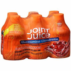 Joint Juice Glucosamine + Chondroitin Supplement Drink Cranberry Pomegranate - 8.0 oz x 6 pack