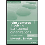 Joint Ventures Involving Tax-Exempt Organizations, 2018 Cumulative Supplement