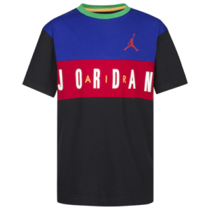 Jordan Boys Jordan Air Los Knit Top - Boys' Grade School Black/Multicolor Size S