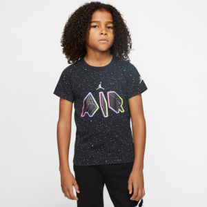 Jordan Boys Jordan Air Shuttle T-Shirt - Boys' Preschool Black/Black Size 5