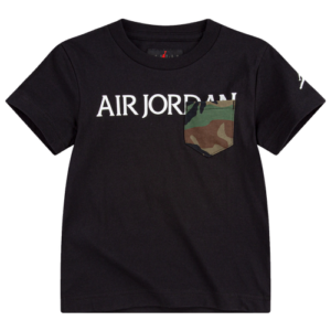 Jordan Boys Jordan Classic Camo Pocket T-Shirt - Boys' Toddler Black/Olive Size 3T