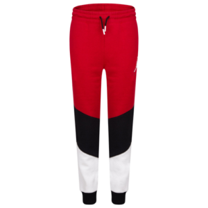 Jordan Boys Jordan Cross Court Colorblock Pant - Boys' Grade School Red/Black Size XL