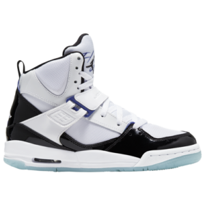 Jordan Boys Jordan Flight 45 High - Boys' Grade School Basketball Shoes White/White/Black Size 04.5