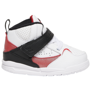 Jordan Boys Jordan Flight 45 High - Boys' Toddler Shoes White/Gym Red/Black Size 08.0